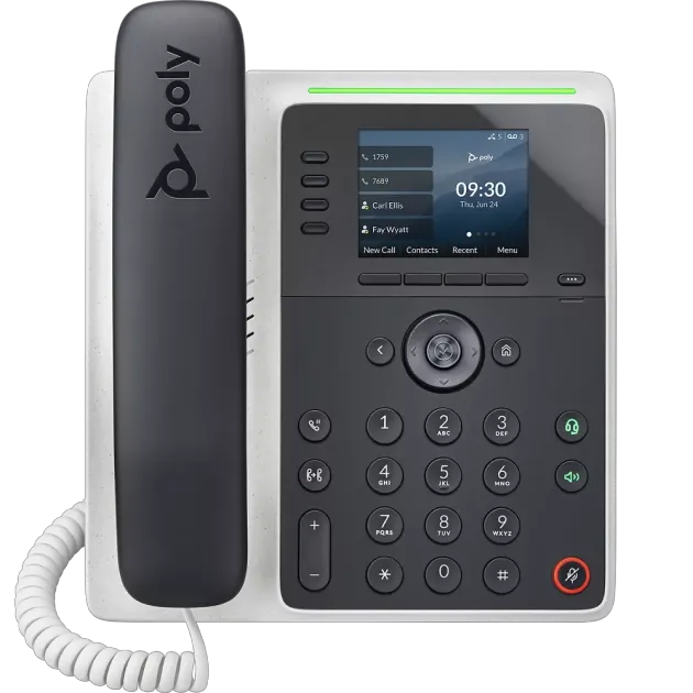 Photo of the Polyedge E220 desk phone