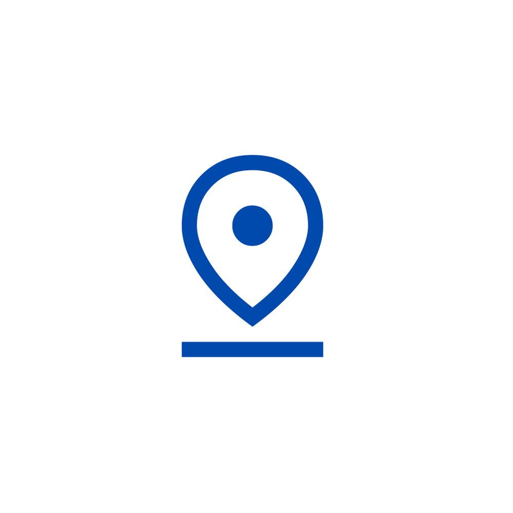 An icon of a map pin.