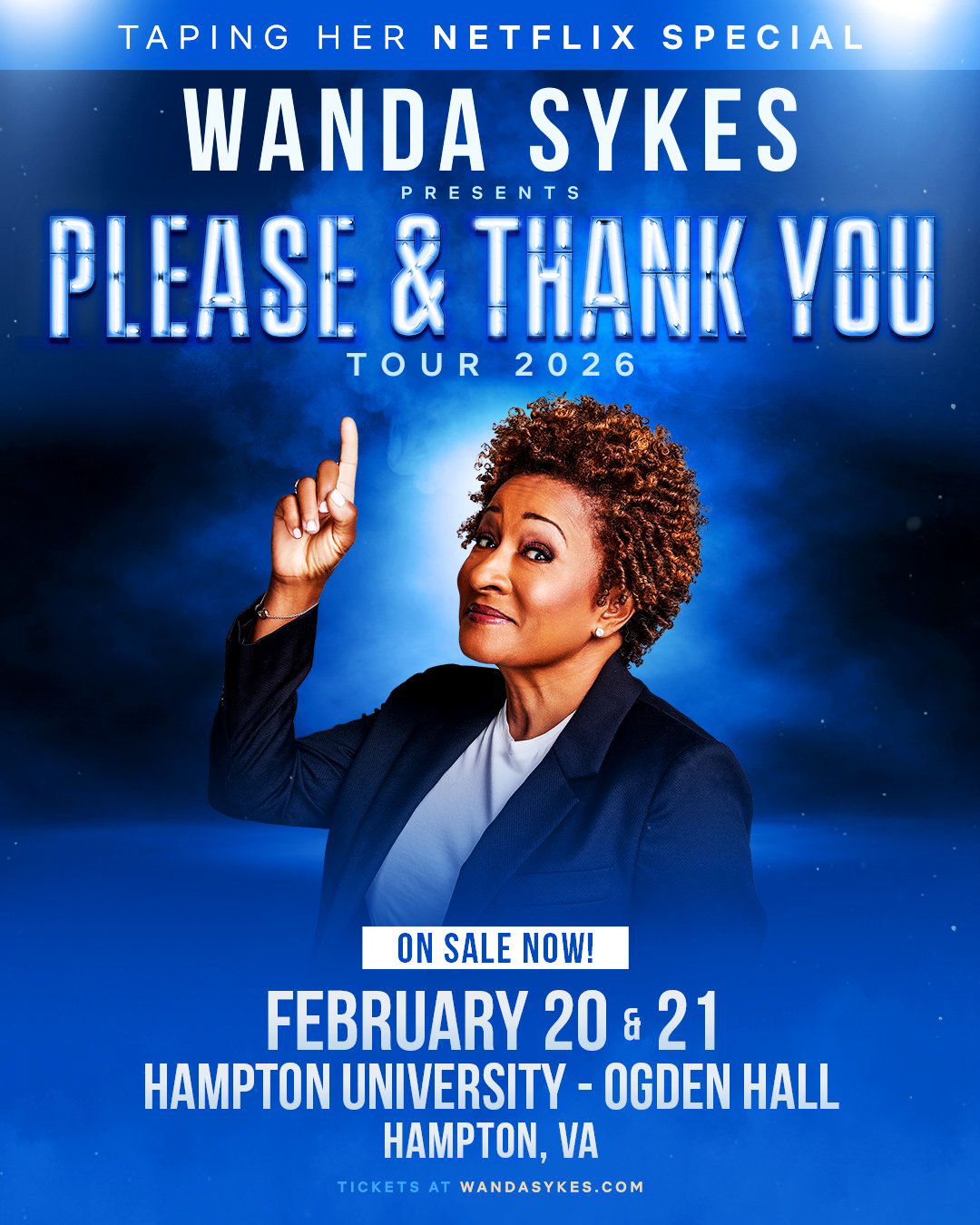 Limited Tickets Remaining: Wanda Sykes Live at Ogden Hall