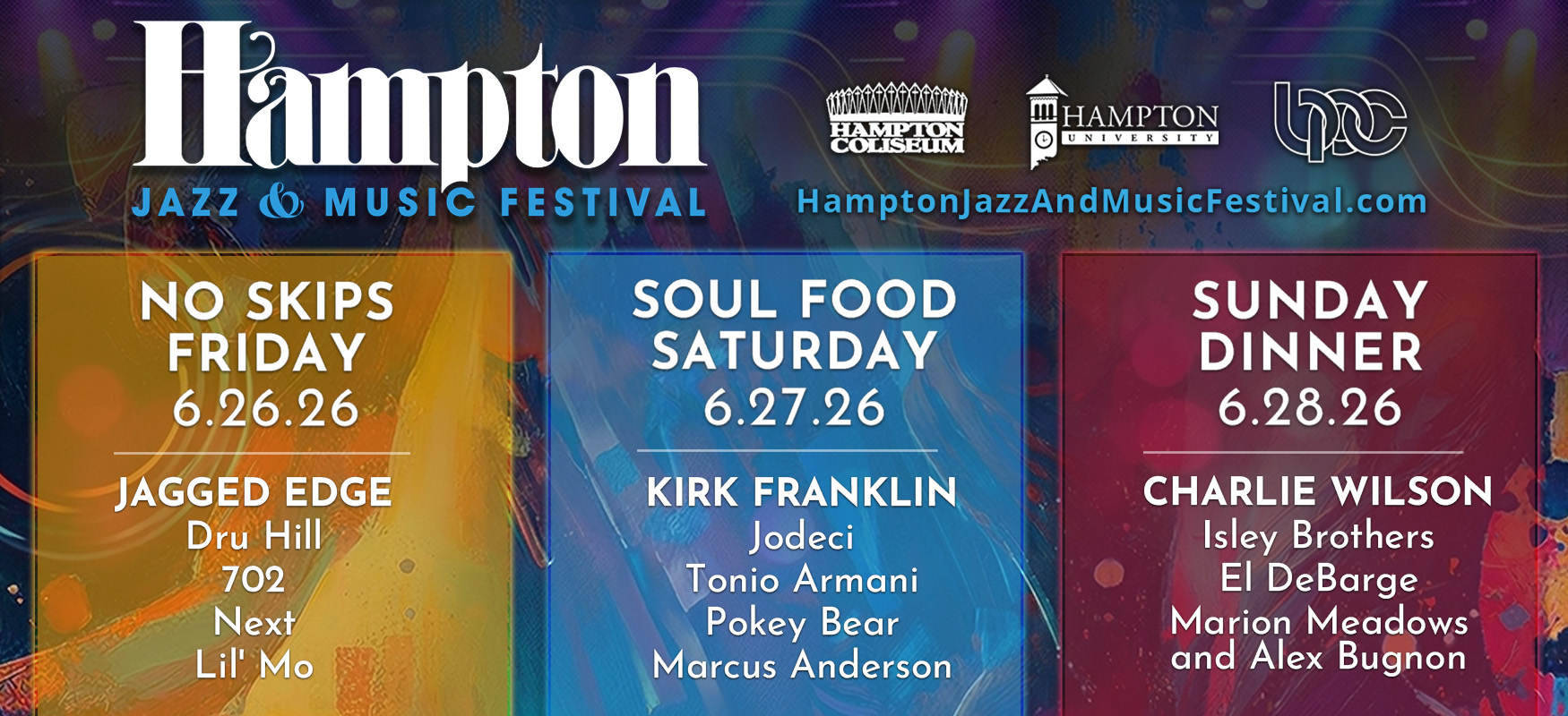 Click the Image to Win Tickets for Two to the Hampton Jazz and Music Festival!