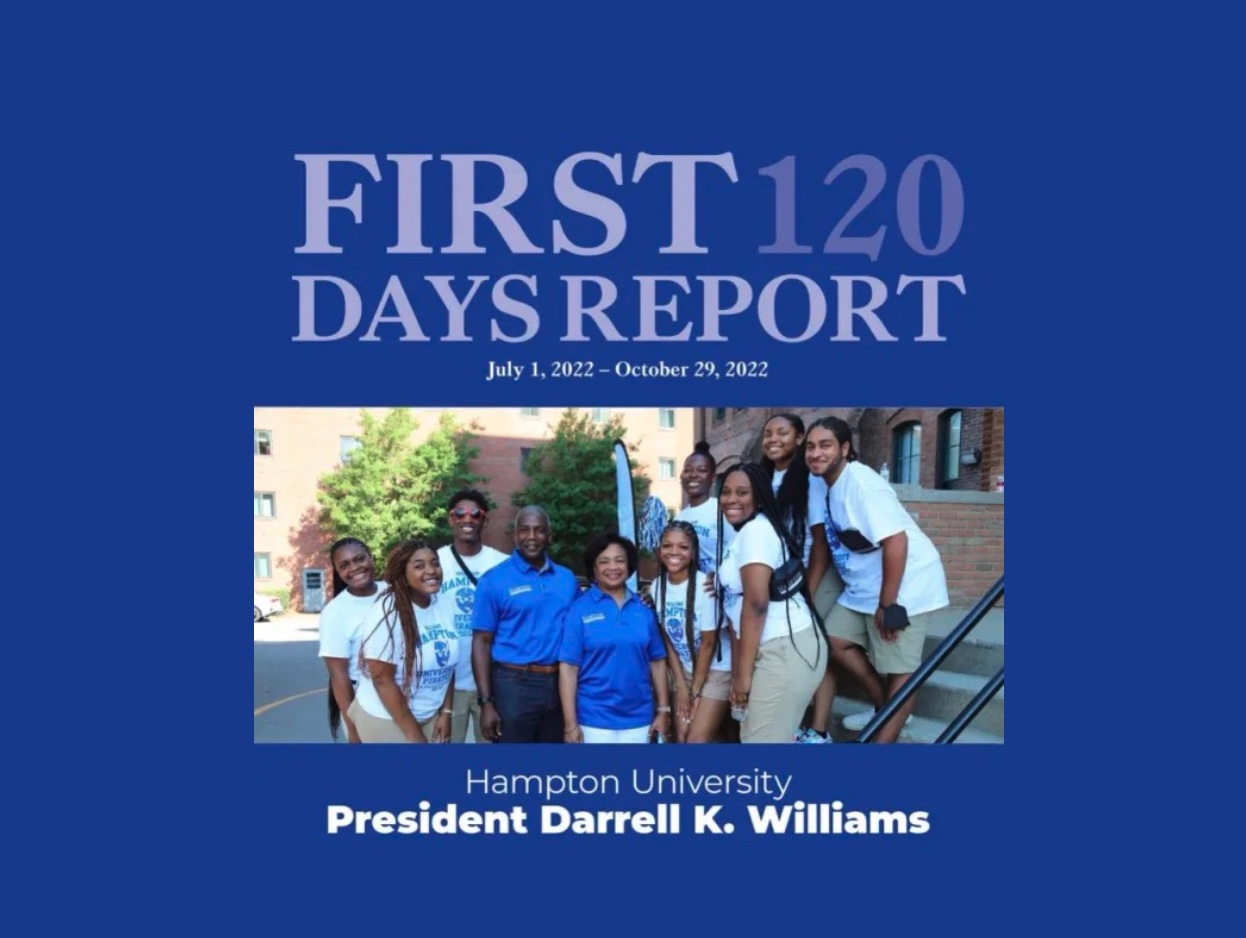 President Darrell K. Williams First 120 Days Report Hampton