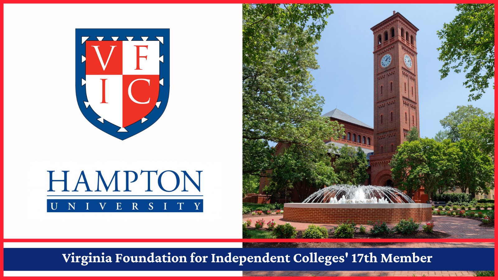 Hampton University Joins the Virginia Foundation of Independent ...