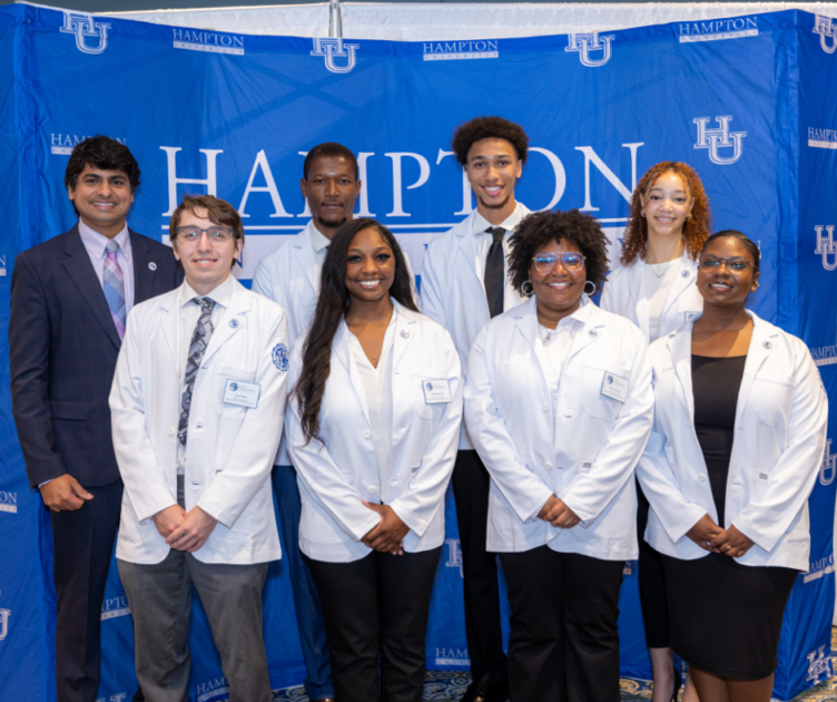 Hampton University School of Pharmacy White Coat Ceremony. 